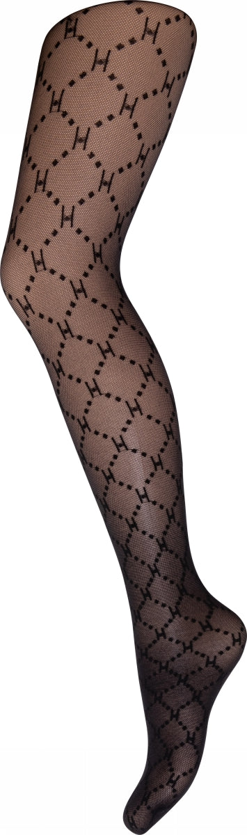 Hype The Detail Tight Logo 25den Strømpebukser Black