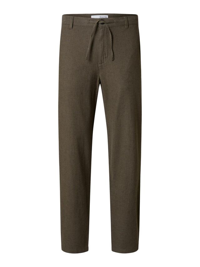 Slimtape Brody Linen Pant Forest Night