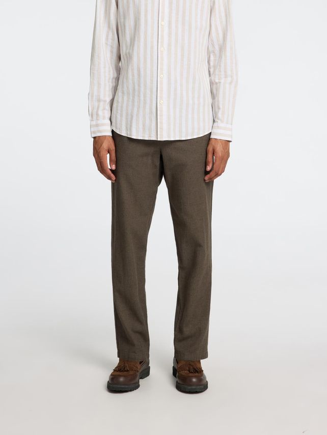 Slimtape Brody Linen Pant Forest Night