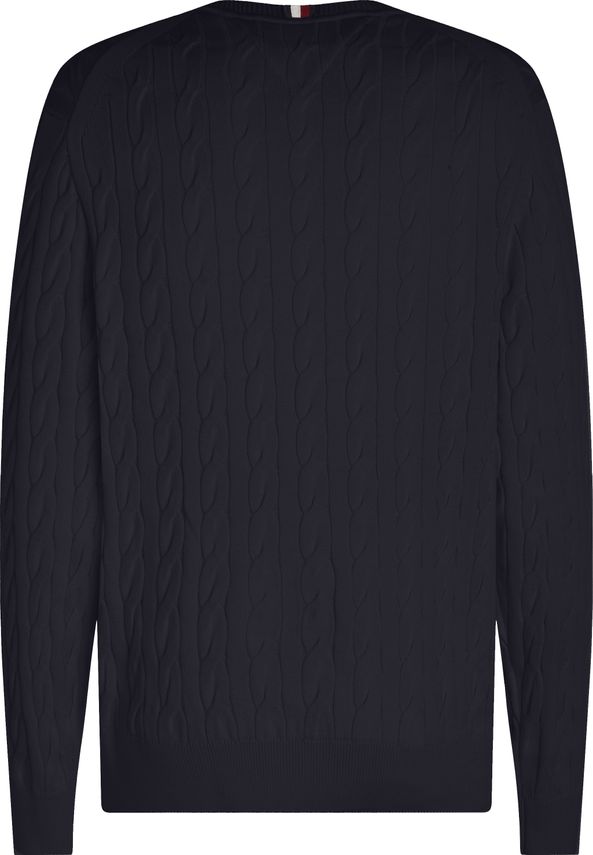 Cotton Cable Crew Neck Dw5 Desert Sky
