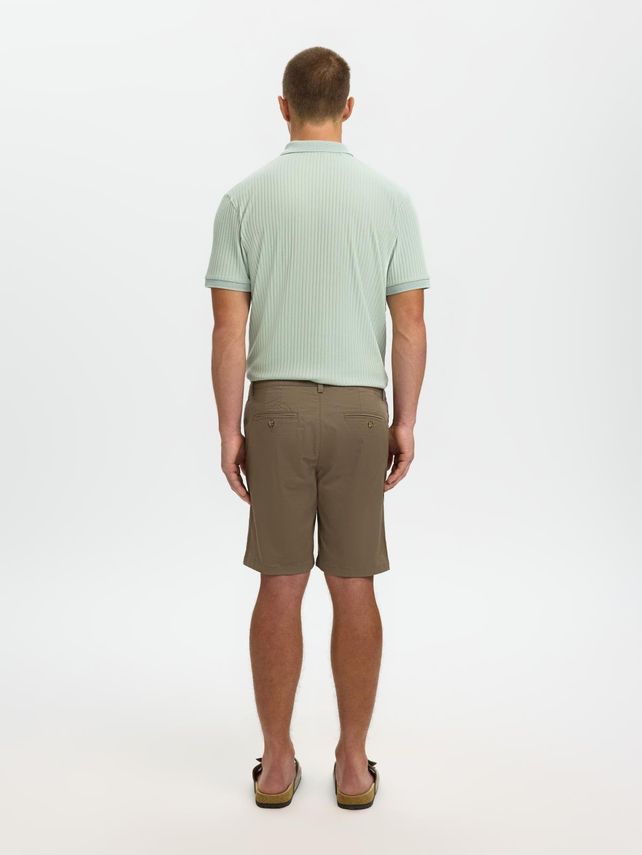 Slim Miles Flex Shorts Morel