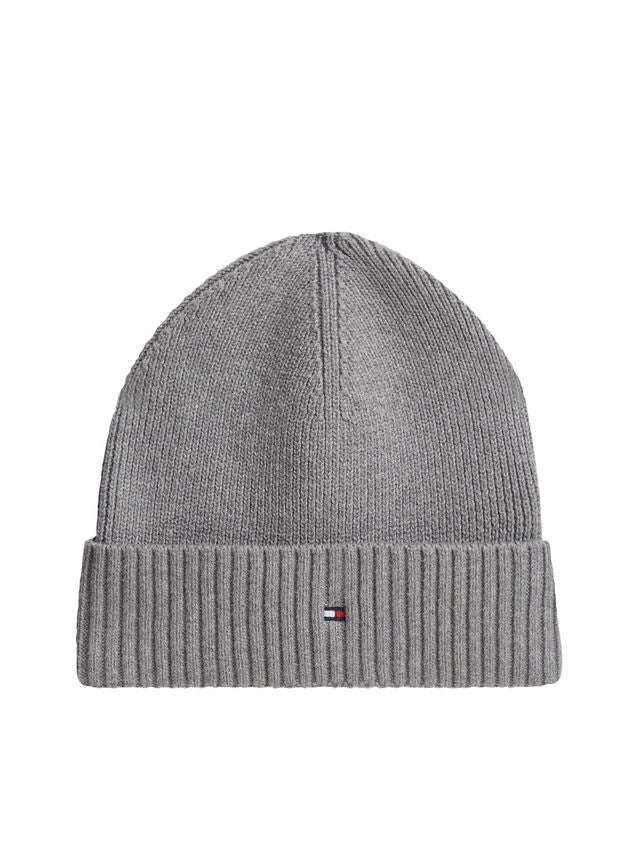 Tommy Hilfiger Pima Cotton Beanie Grey