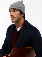 Tommy Hilfiger Pima Cotton Beanie Grey