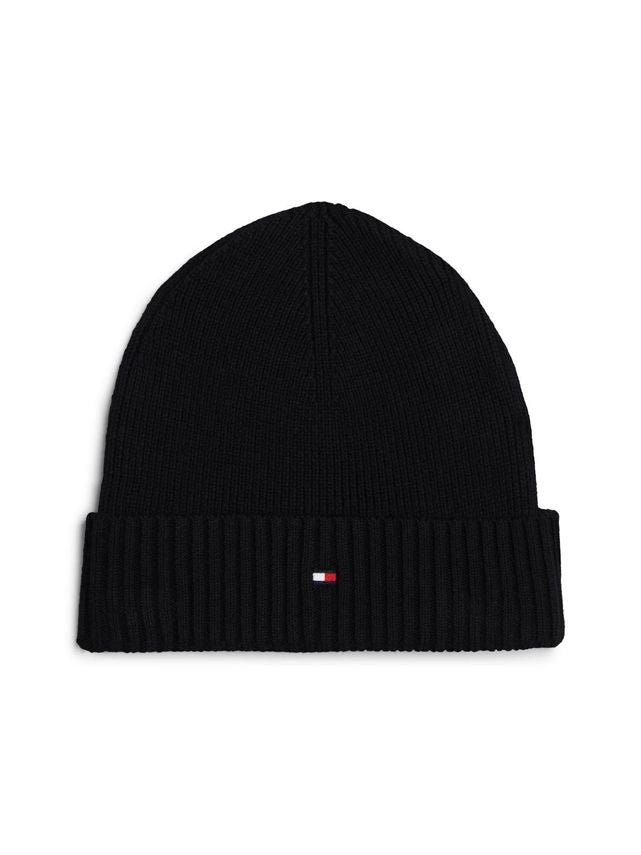 TH Flag Pima Cotton Beanie Black