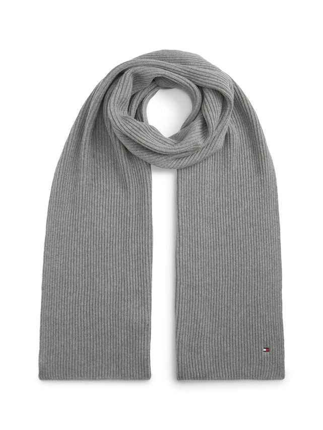 Tommy Hilfiger Flag PIMA Cotton Cash Scarf Grey