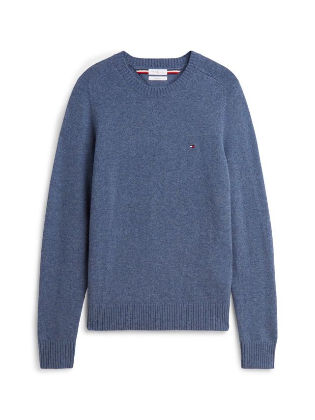 Tommy Hilfiger Lambswool Crew Neck Blue