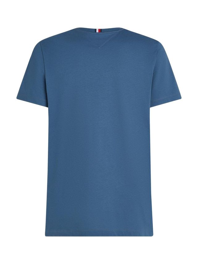 Tommy Hilfiger Script Logo T-shirt Aegean Sea