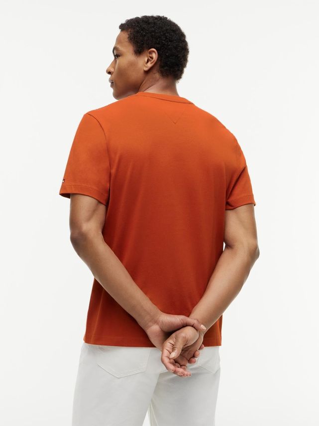 Tommy Hilfiger Script Logo T-shirt Rusty Ochre