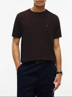 Tommy Hilfiger ESS SEASONAL REG FIT SOLID TEE Brown