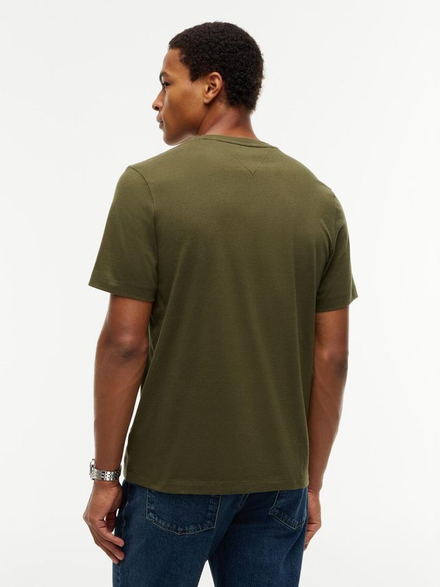Tommy Hilfiger ESS Seasonal Regular Fit Solid T-shirt Green