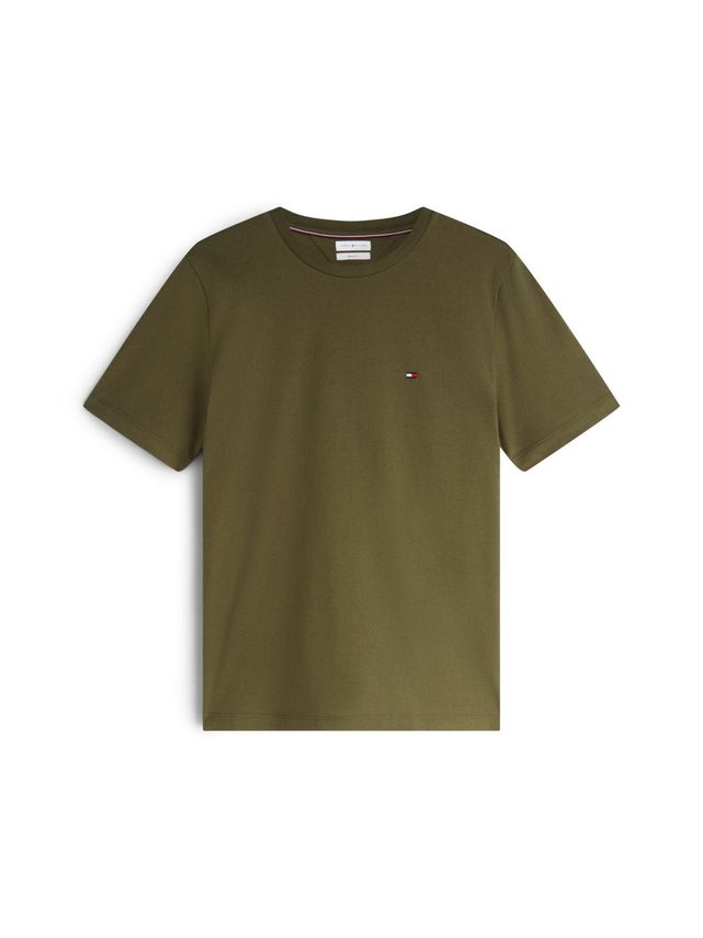 Tommy Hilfiger ESS Seasonal Regular Fit Solid T-shirt Green