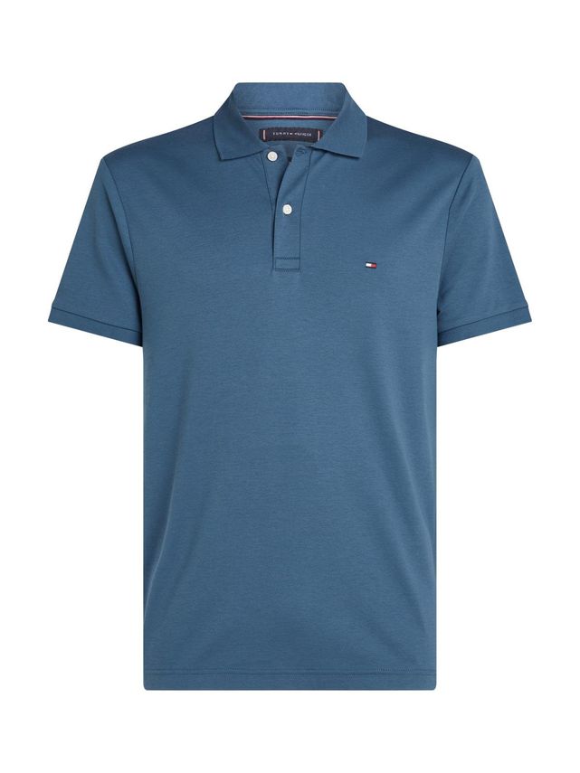 Tommy Hilfiger Liquid Cotton Regular Seasonal Polo Blue