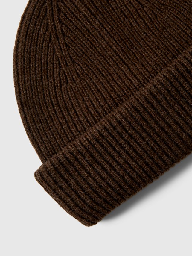 Slhmason Merino Sailor Wool Beanie Demitasse