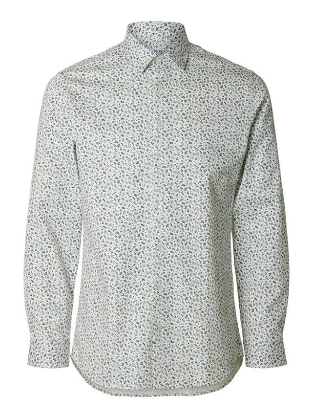 Slim Performance Shirt Ls Bright White
