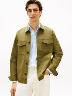 Cotton Nylon Shirt Jacket Dark Artich