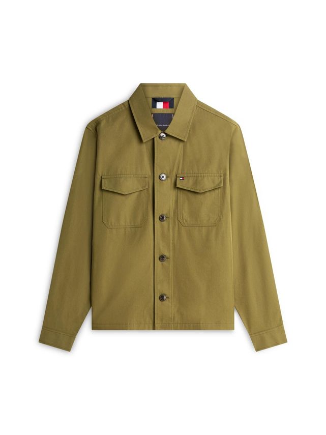 Cotton Nylon Shirt Jacket Dark Artich
