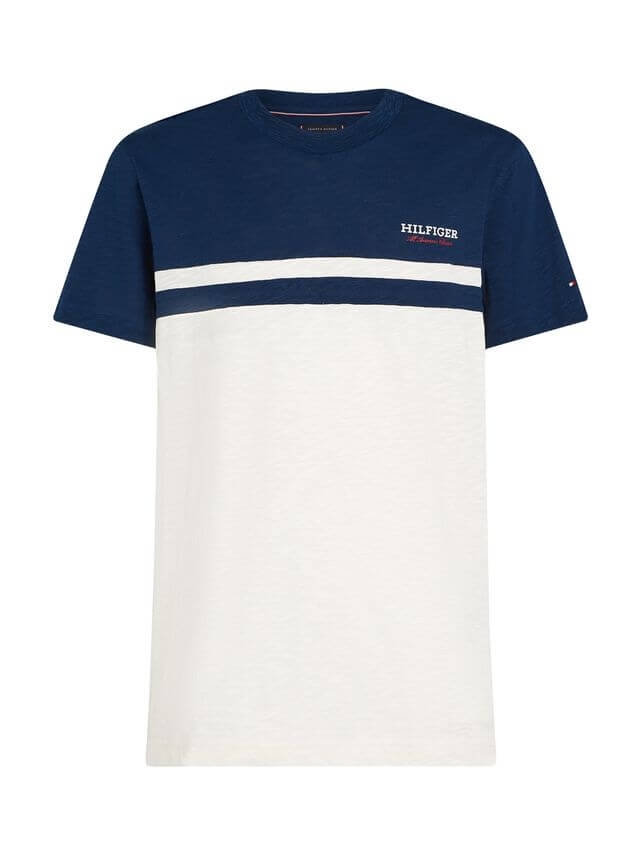 Monotype Colourblock Tee Night Sky