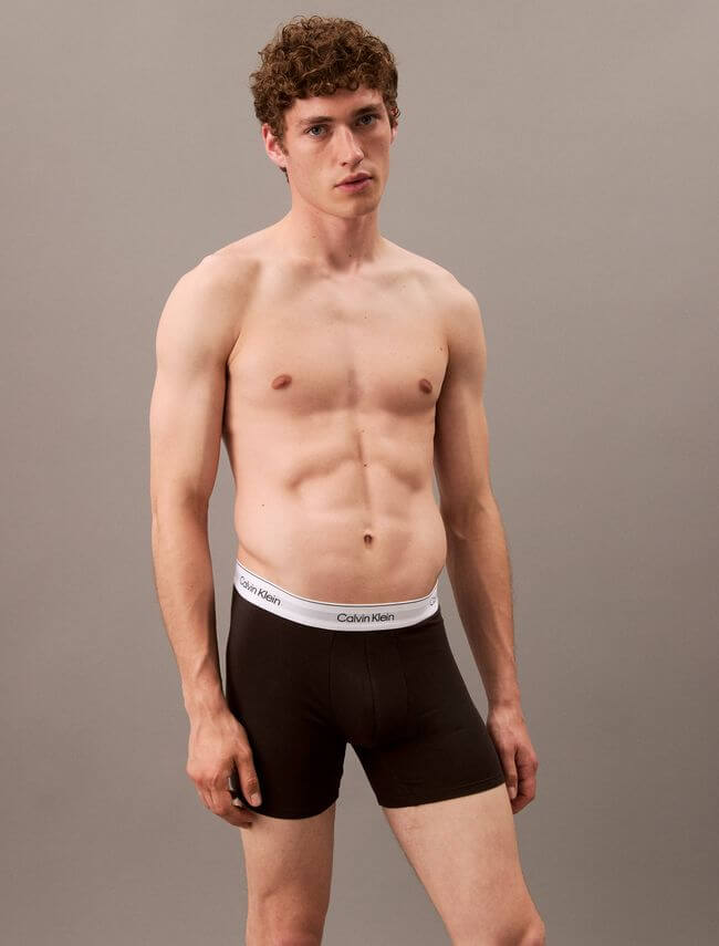 Boxer Brief Cotton Stretch 3pak Black
