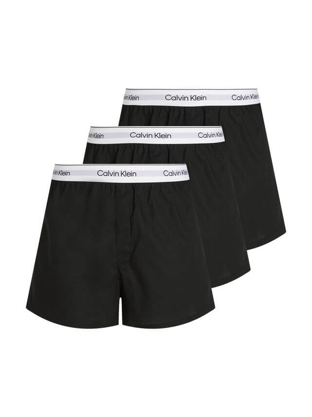 Boxer Slim 3pak Black Black