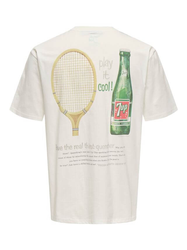 7 Up Rlx Tee Cloud Dancer