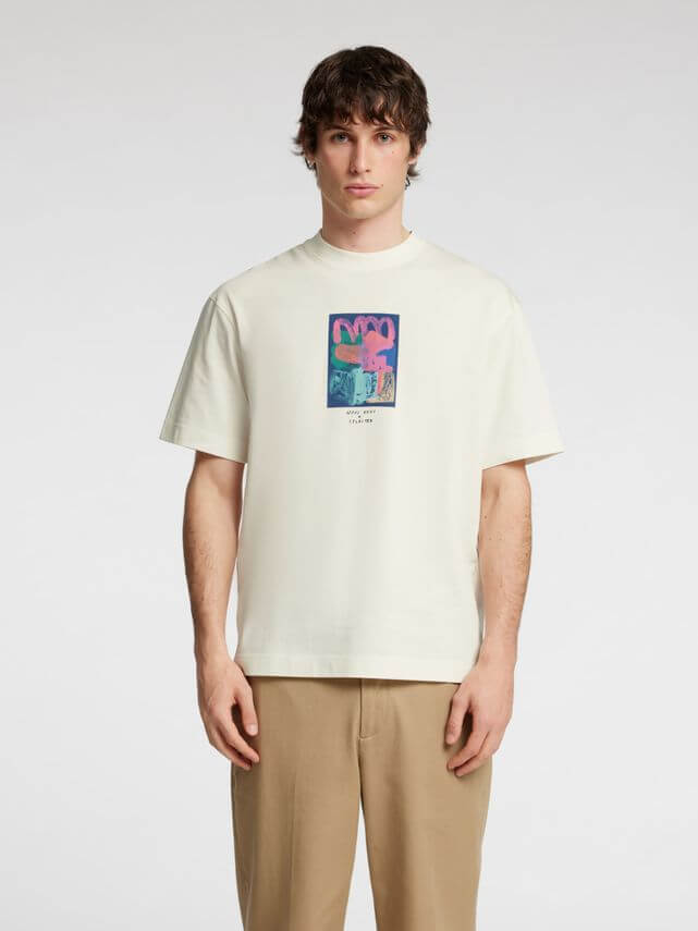 Relax Will License Oneck Tee Egret Multi