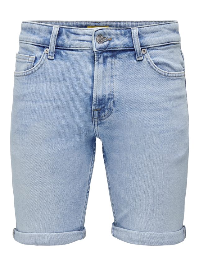 Ply Tai Shorts Light Blue Denim