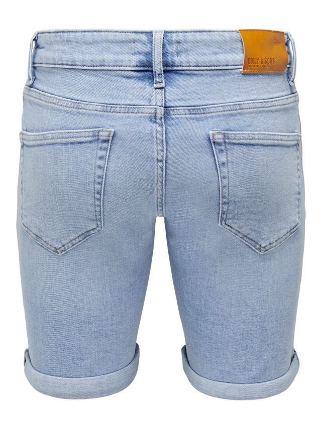 Ply Tai Shorts Light Blue Denim
