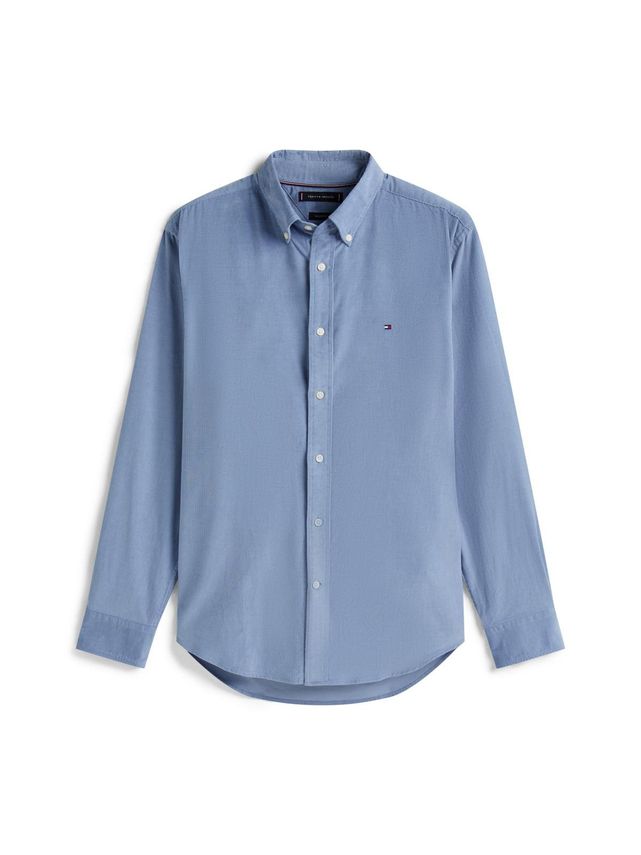 Tommy Hilfiger SOLID CORDUROY RF SHIRT Light Blue
