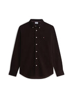 Tommy Hilfiger SOLID CORDUROY RF SHIRT Brown
