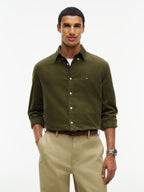 Tommy Hilfiger Solid Corduroy RF Shirt Huntsman Green