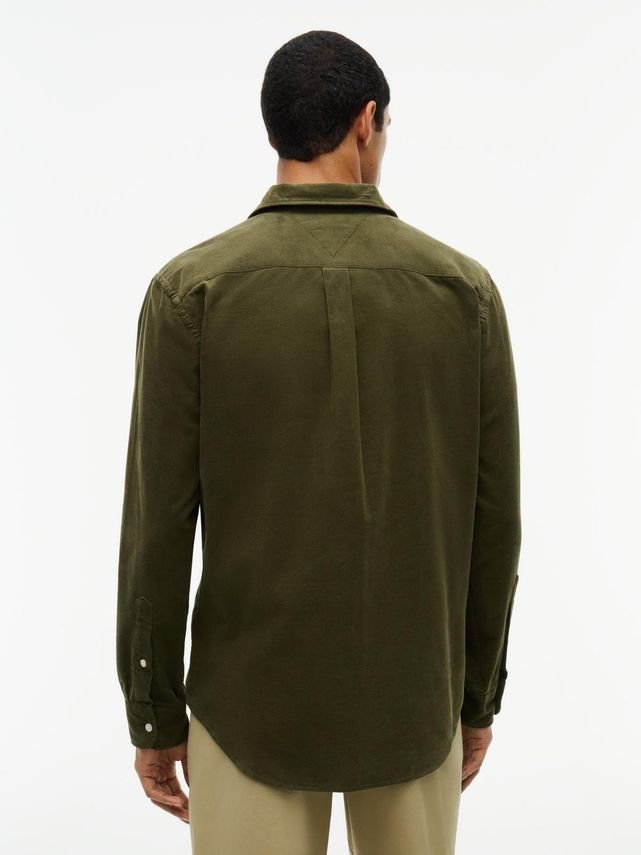 Tommy Hilfiger Solid Corduroy RF Shirt Huntsman Green