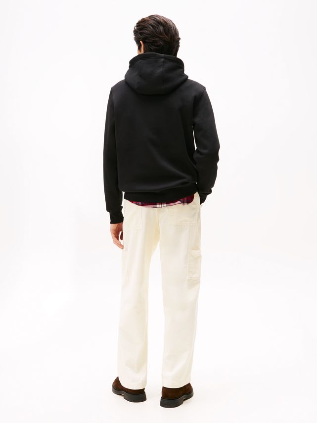 Oval Graphic Hoodie Black