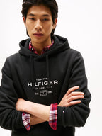 Oval Graphic Hoodie Black