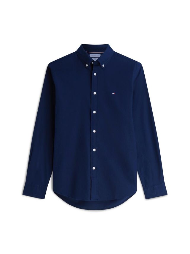 Tommy Hilfiger Flex Flannel Solf Rf Shirt Navy