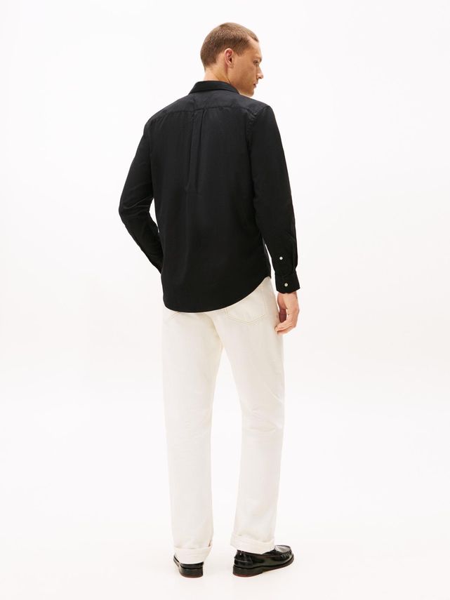 Flex Flannel Solid RF Shirt Black