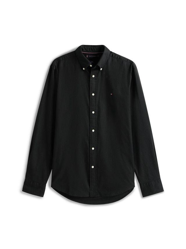 Flex Flannel Solid RF Shirt Black