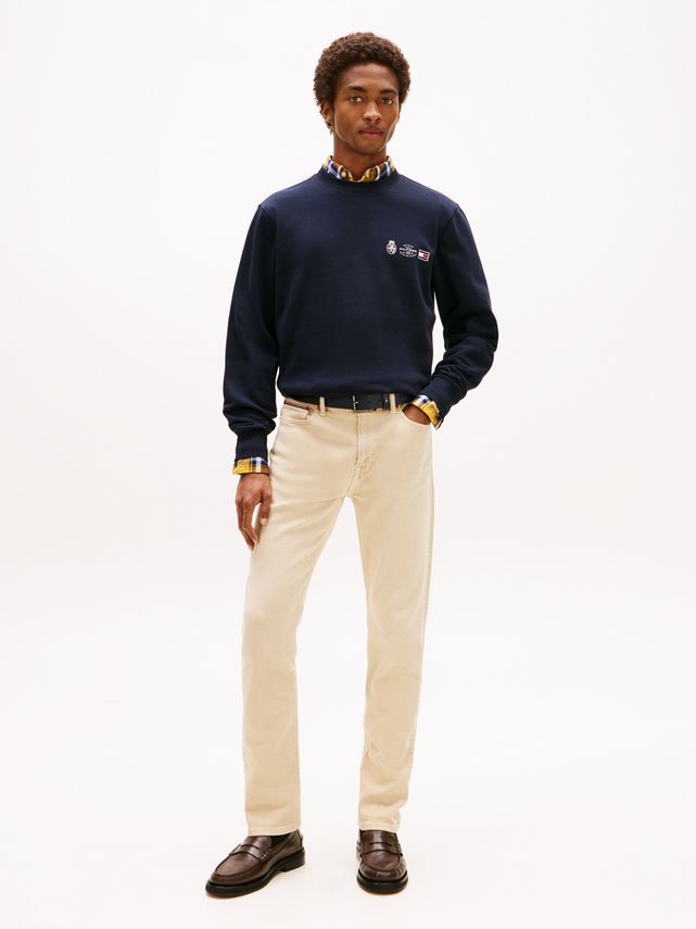 Small Crest Outline Crew Neck Desert Sky