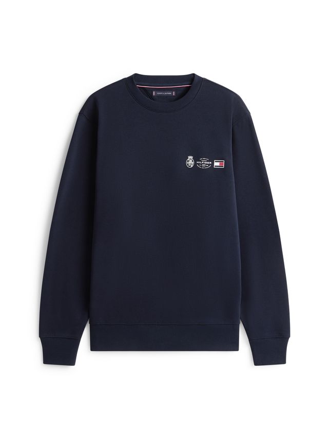 Small Crest Outline Crew Neck Desert Sky