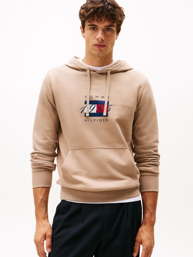Linear Flag Graphic Hoodie Afe Coastal Tau