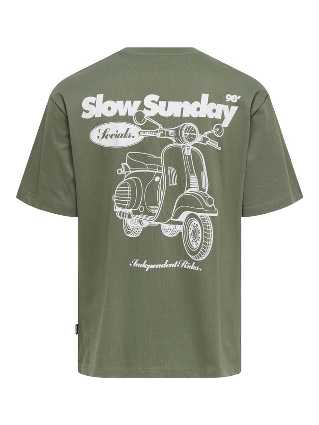 Onsnathan Rlx SS Tee Noos Agave Green/Slo