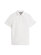 Hidden Placket Detail Regular Polo Ecru