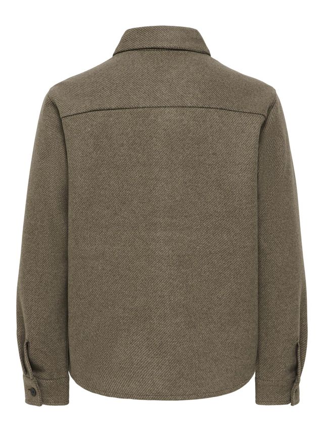 Only & Sons ONSMICAH TWILL Overshirt FRML Brown