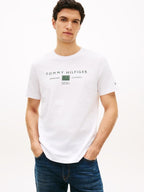 Brand Love Mono Stack Tee White