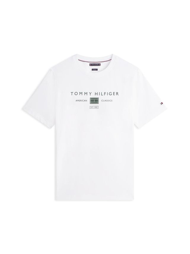 Brand Love Mono Stack Tee White