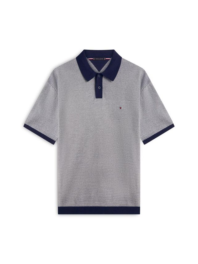 Tommy Hilfiger Cool Touch Structure SS Polo Desert Sky
