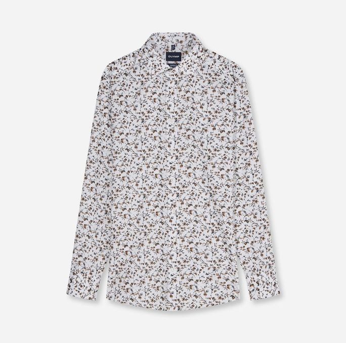 OLYMP 129424-Hemden Skjorte White