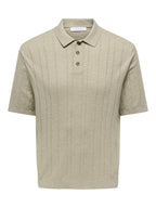 Sofus Reg SS Polo Knit Pure Cashmere