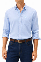 Tommy Hilfiger Flannel Dobby RF Shirt Light Blue