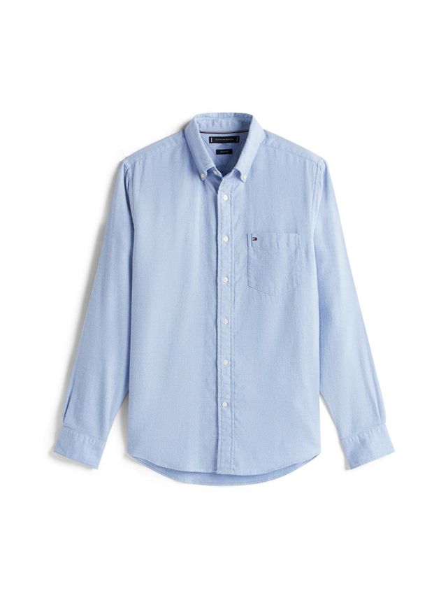Tommy Hilfiger Flannel Dobby RF Shirt Light Blue