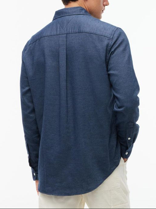 Tommy Hilfiger Flannel Dobby RF Shirt Blue